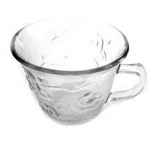 set 6 cesti KIG 789 din sticla transparenta fara farfurie 200 ml