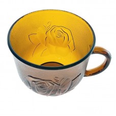 set 6 cesti KIM c22 a din sticla vermeil fara farfurie 200 ml