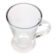 set 6 cani KIG bravo din sticla transparenta 150 ml