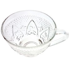 set 6 cesti KIM 777 din sticla transparenta fara farfurie 200 ml