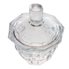 set 1 zaharnita cu capac KIG antalya din sticla transparenta 