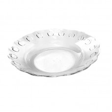 set 12 farfurii adanci rotunde MG 844 din sticla transparenta