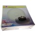 set 7 farfurii intinse rotunde MG 1008 din sticla transparenta