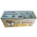 set 6 cupe inghetata NG spark din sticla transparenta cu picior