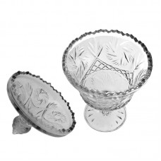 set 1 zaharnita cu capac SG matrix din sticla transparenta 