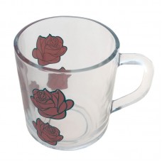 set 6 cani CG sky t675 din stical transparenta cu model 200 ml