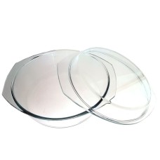 vas yena rotund MIJOTEX 2.5 l din sticla termorezistenta transparenta 2500 ml