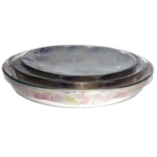 set 3 vase yena ovale MIJOTEX PL 9 din sticla termorezistenta transparenta 4000 ml 3200 ml 2400 ml