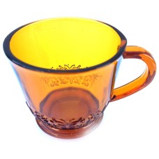 set 6 cesti KIM bf 02 a din sticla vermeil fara farfurie 150 ml