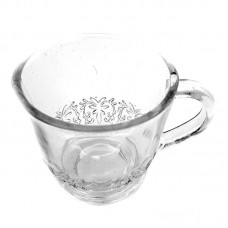 set 6 cesti KIM bf 02 a din sticla transparenta fara farfurie 150 ml